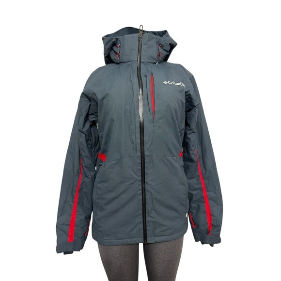 Columbia Women’s Omni-HeatGray Jacket with Hoodie Size Small - Picture 2 of 10